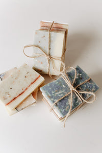 Soap Sample Stacks by SOAK Bath Co