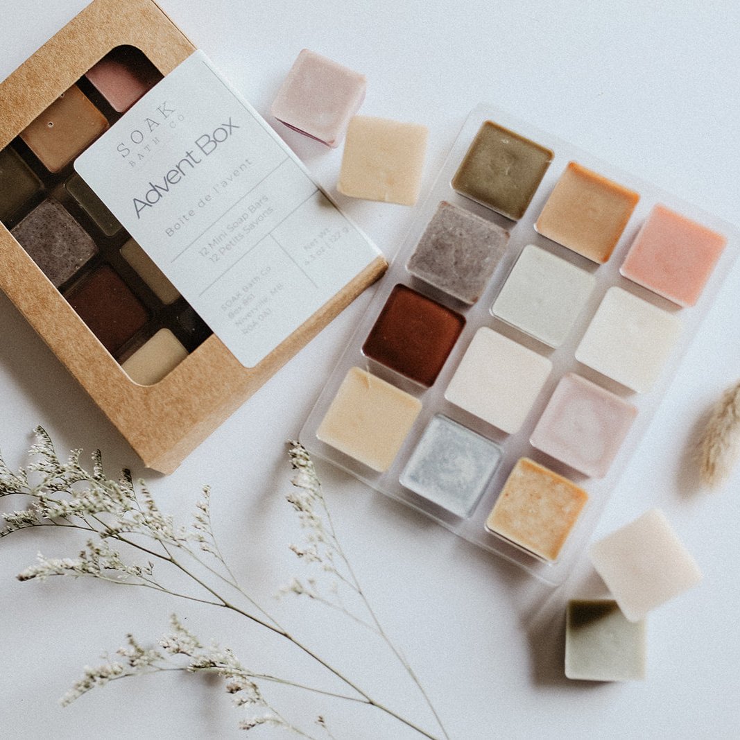 Advent Box 2024, Holiday collection by SOAK Bath Co