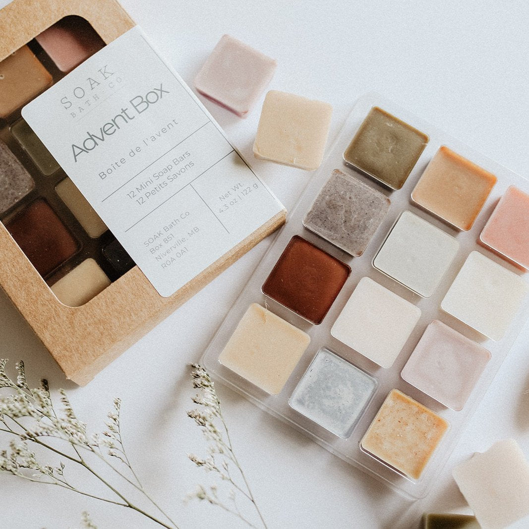 Advent box by SOAK Bath Co