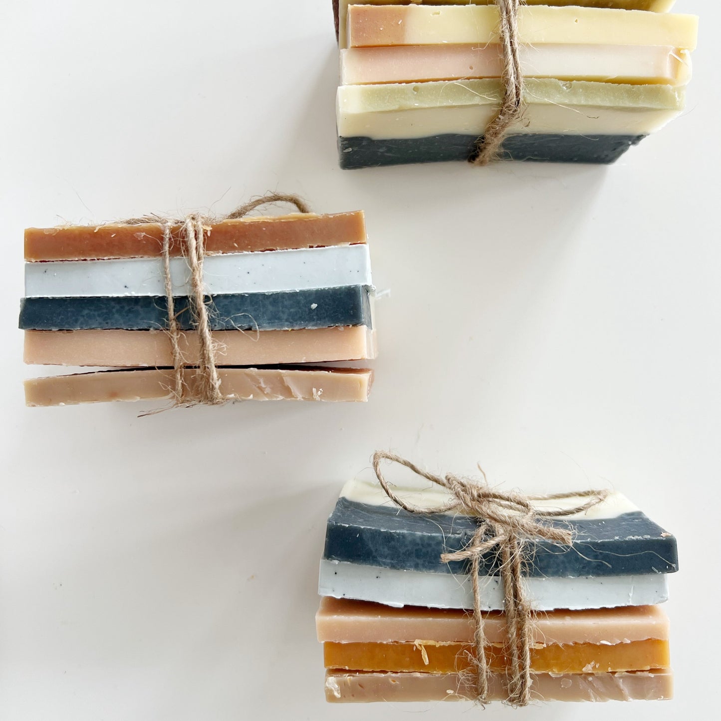 soap samples stacks from SOAK Bath Co