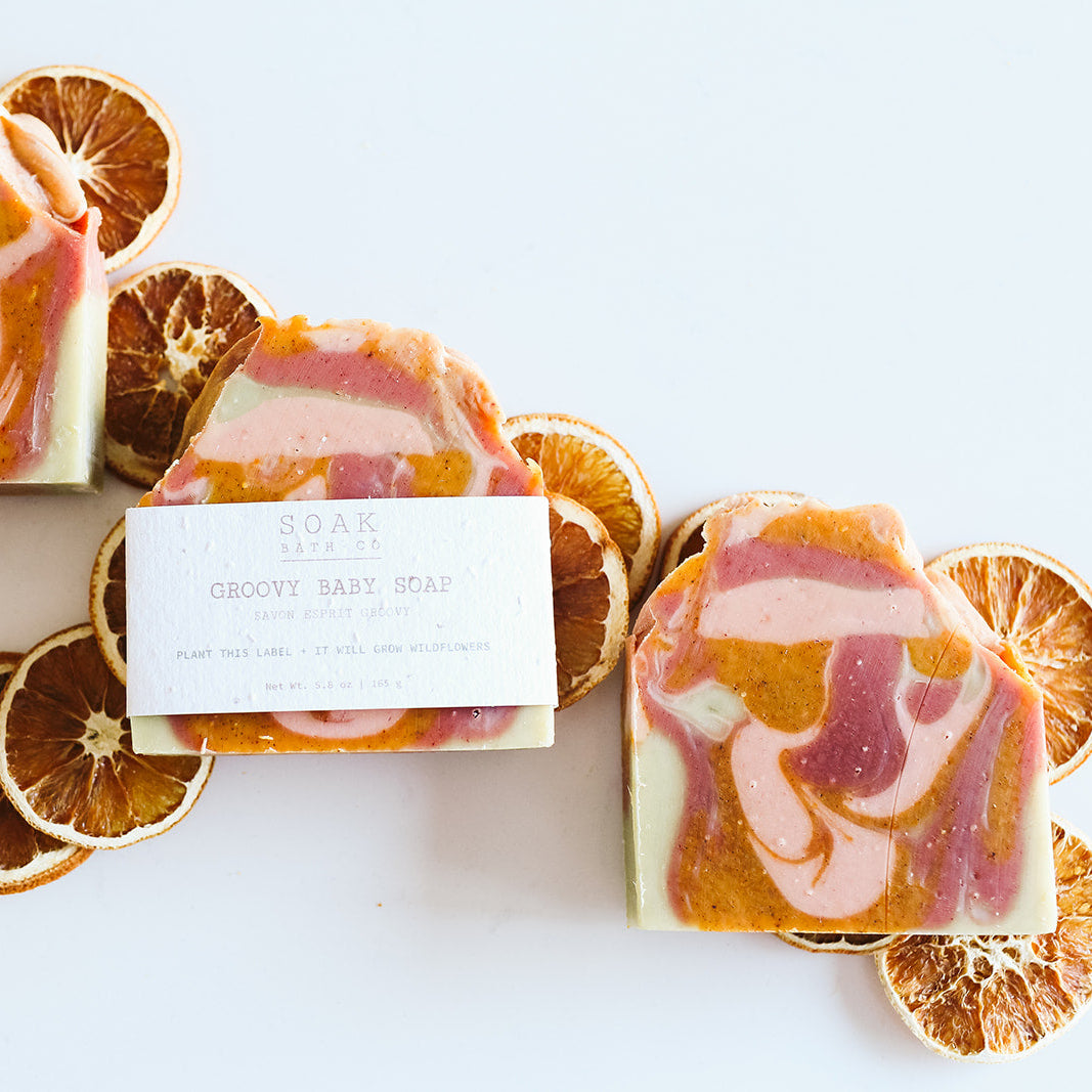 Groovy Baby Soap Bar by SOAK bath co Landscape