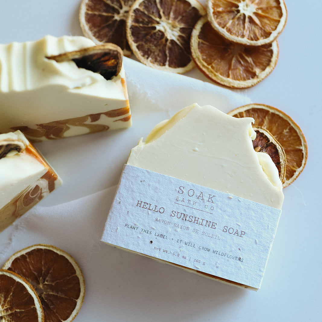 Hello Sunshine Soap Bar by SOAK bath Co Landscape