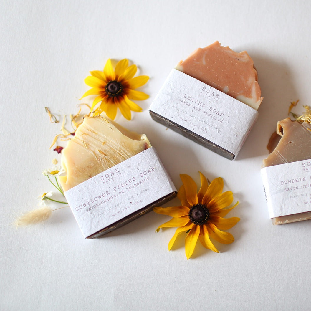 Fall Soap Bar Collection by SOAK Bath Co
