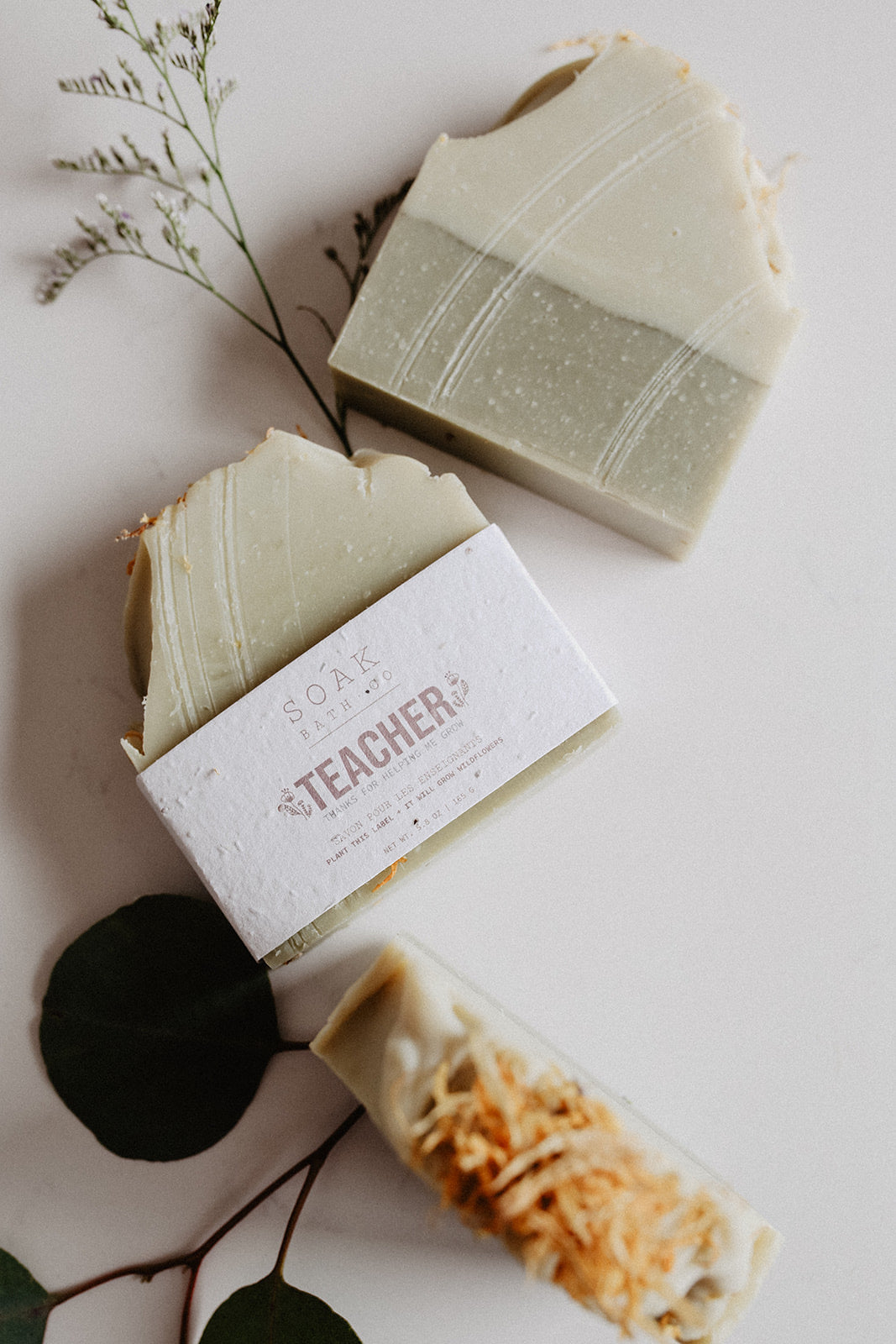 Gifts for Teacher Soap Bar by SOAK Bath Co