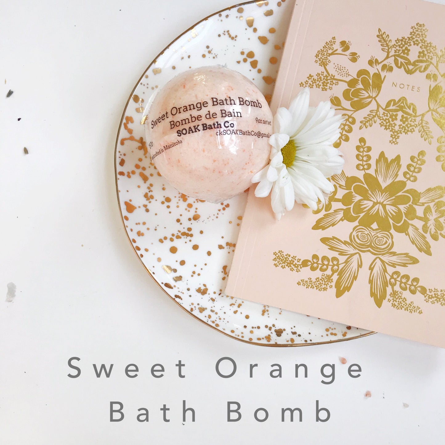 Sweet Orange Bath Bomb Original Photo