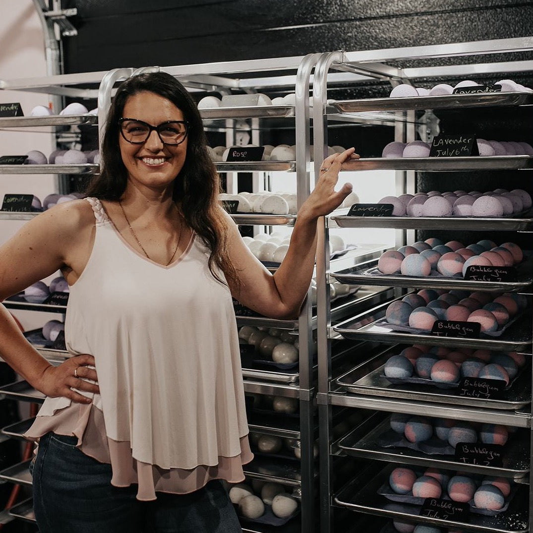 handmade, luxury bath bombs