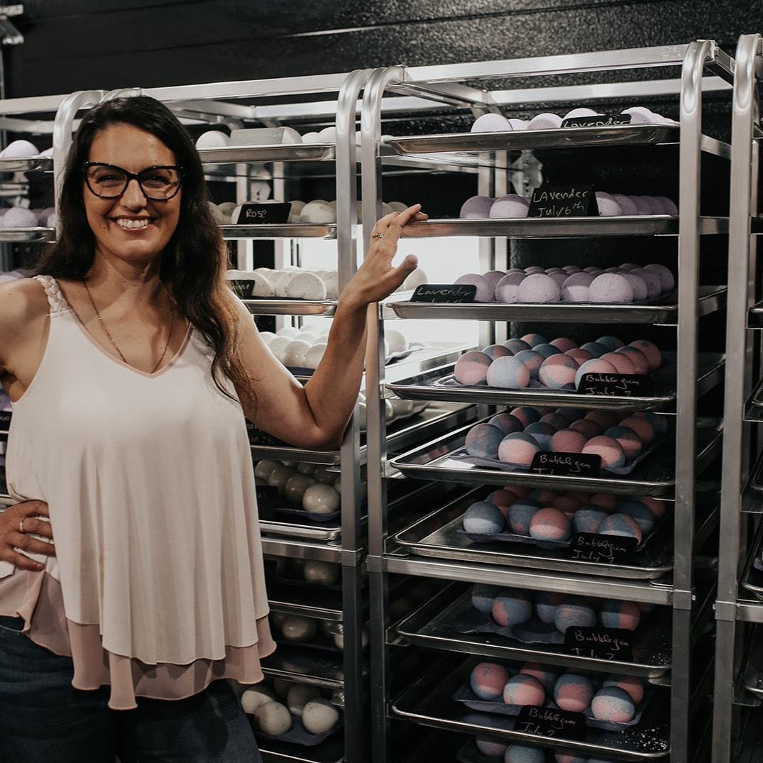 Manitoba made luxury bath bombs