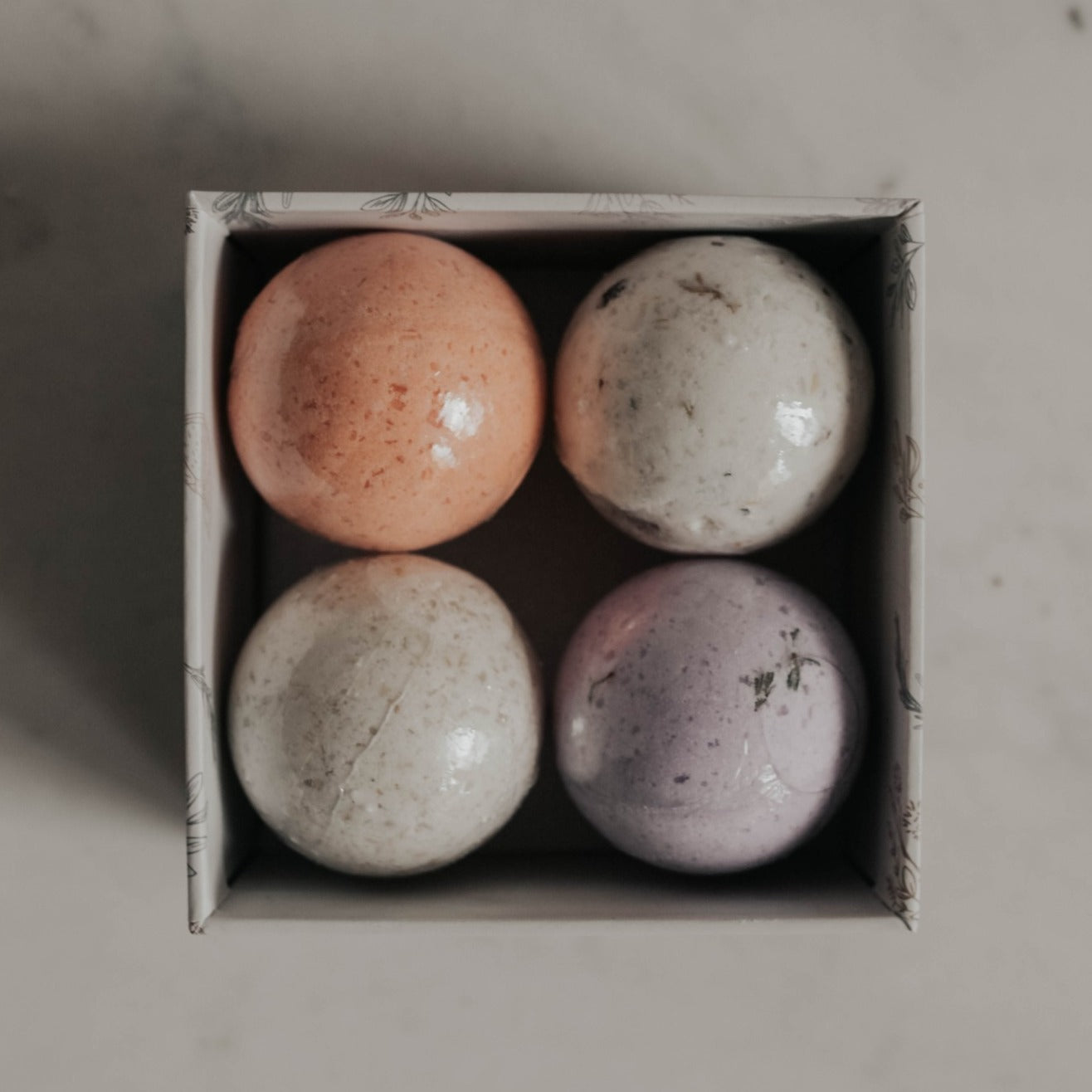 mini bath bomb gift box
