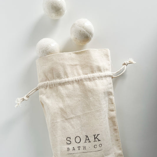 Mini Bath Bomb Bundle: 10 Mini Oatmeal, Milk + Honey Bath Bombs