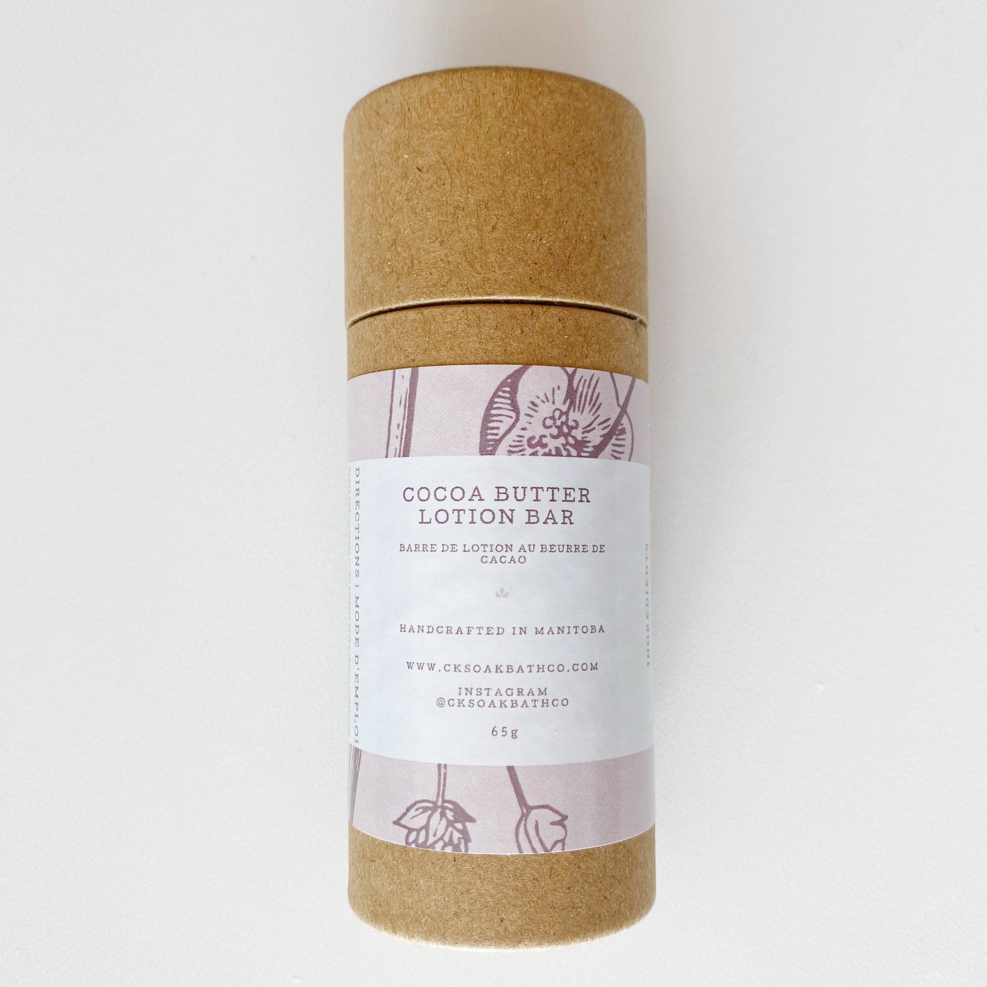 cocoa butter lotion bar