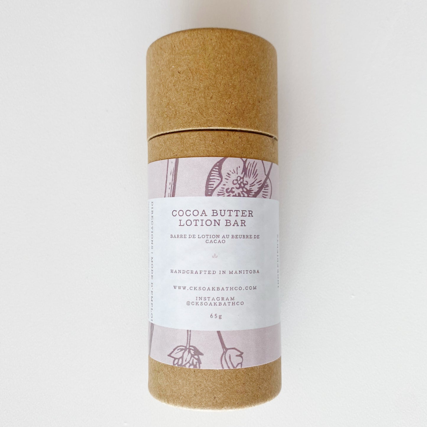 cocoa butter lotion bar