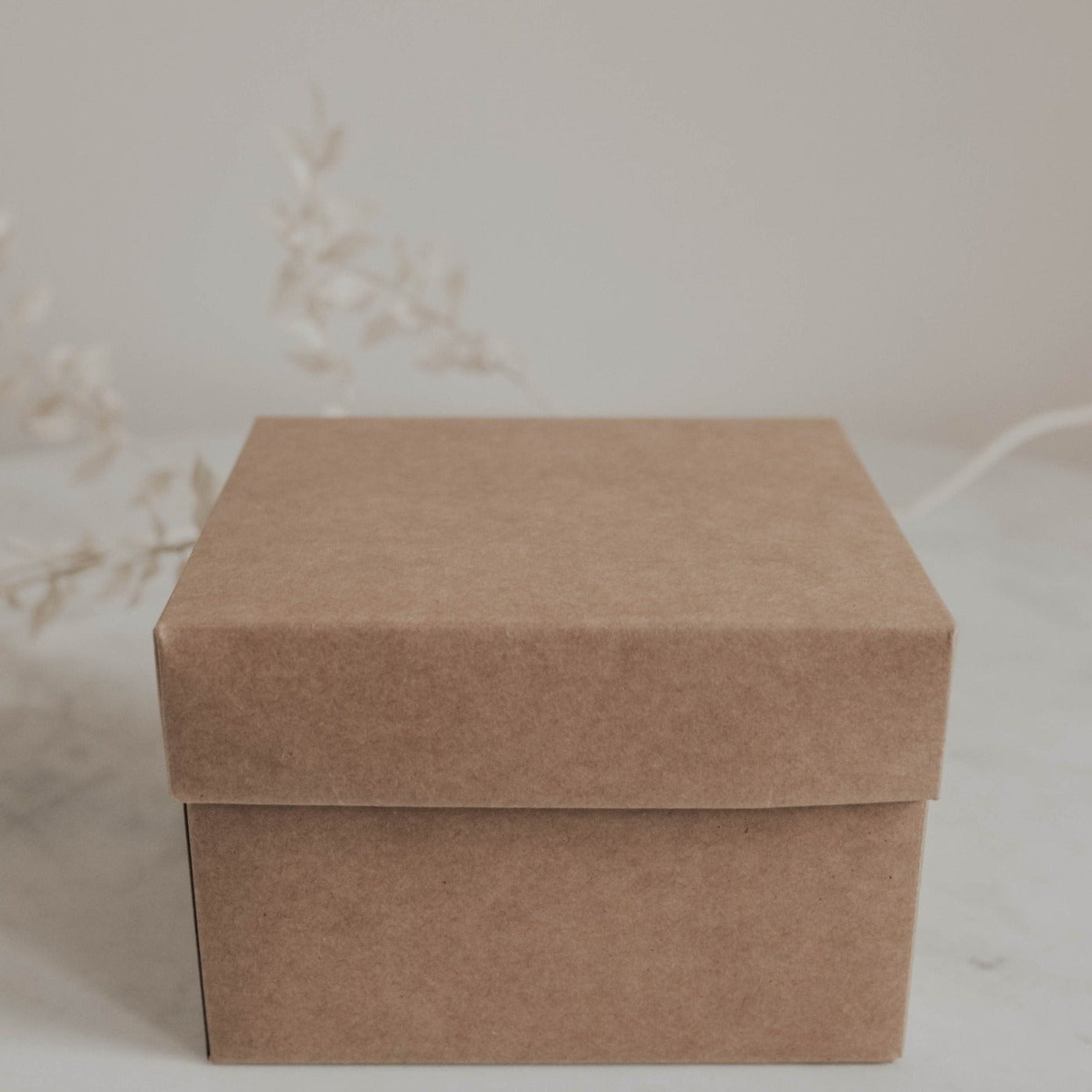 kraft coloured gift box