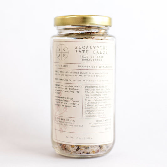 Eucalyptus Bath Salt Soak, Bath Salt Soak, Soak, Salt soak, foot soak, Eucalyptus soak, bath soak, salt soak
