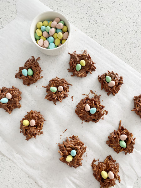 Bird Nest Cookies for Easter