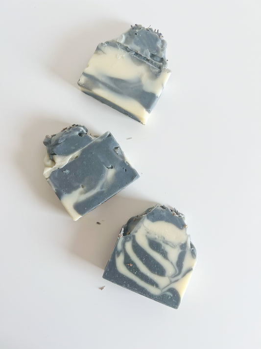 WAREHOUSE SALE: Charcoal Lavender Soap - IMPERFECT