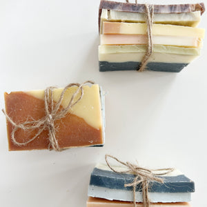 soap samples from SOAK Bath Co