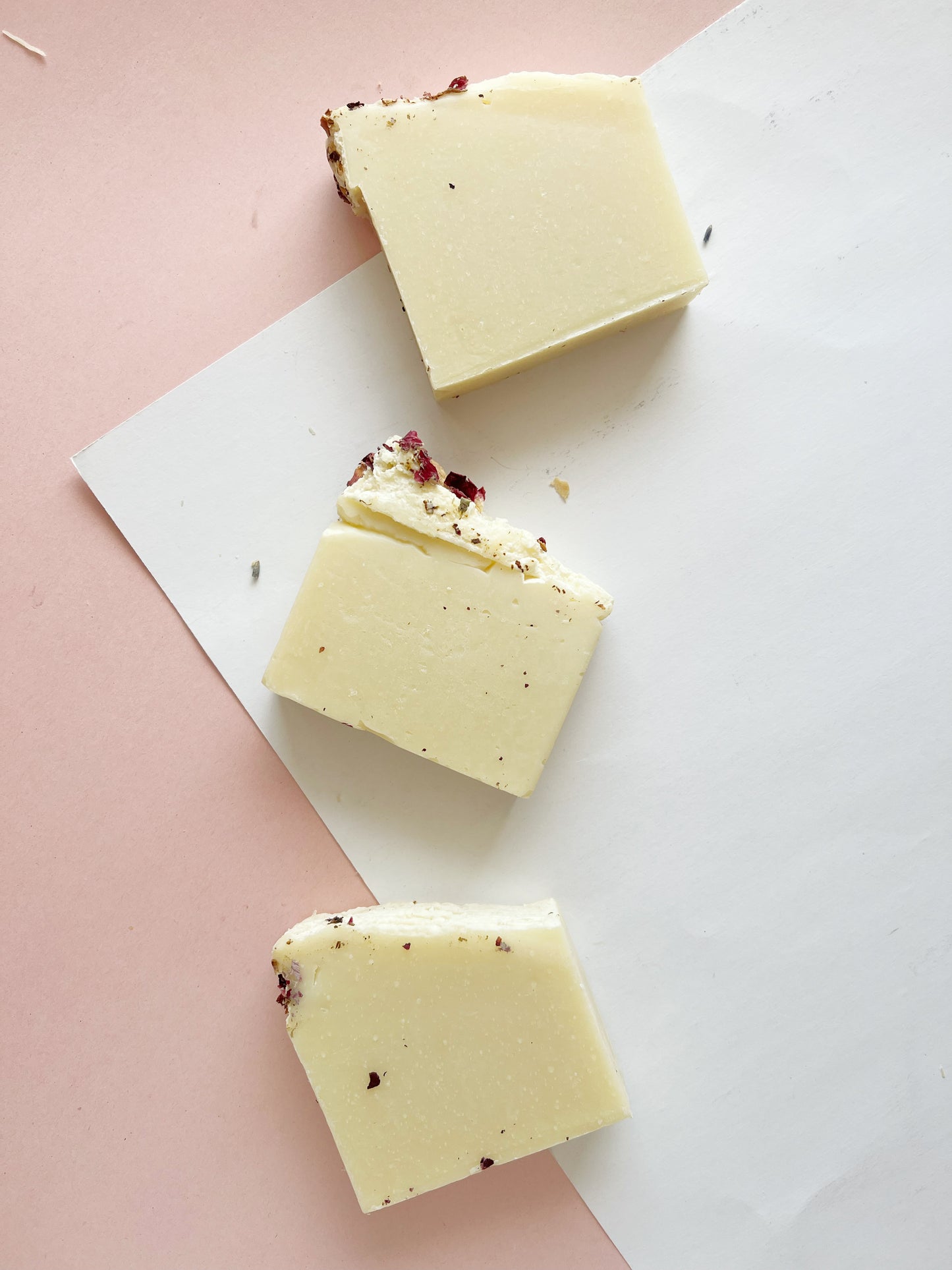 WAREHOUSE SALE: Rose Petal Soap Bar - IMPERFECT