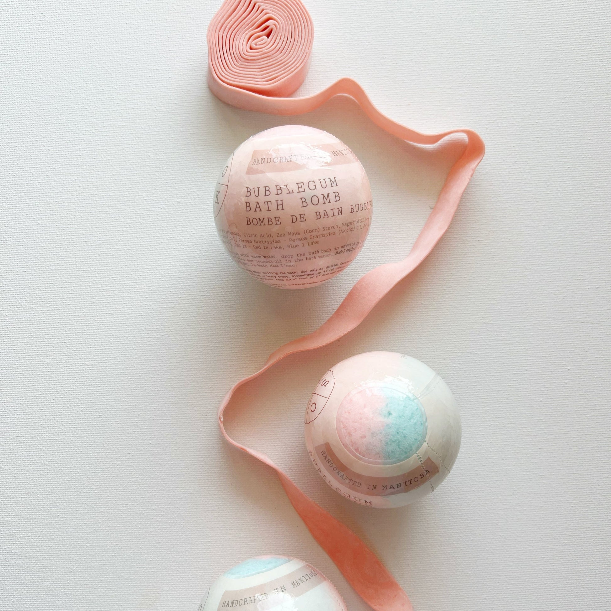 Bubblegum Bath Bomb by SOAK Bath Co