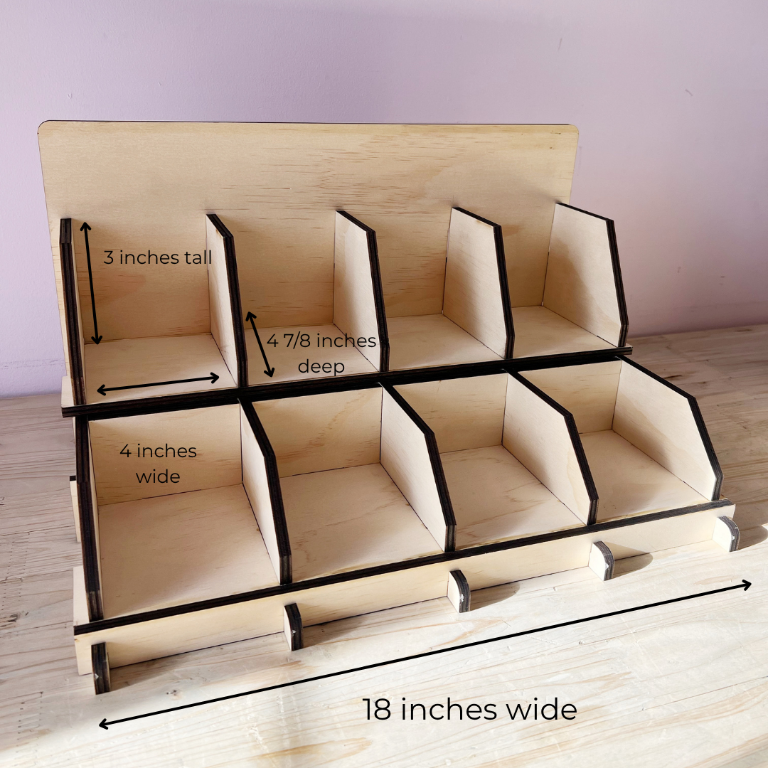 Soap Display for Markets (8 SKU) – Unbranded