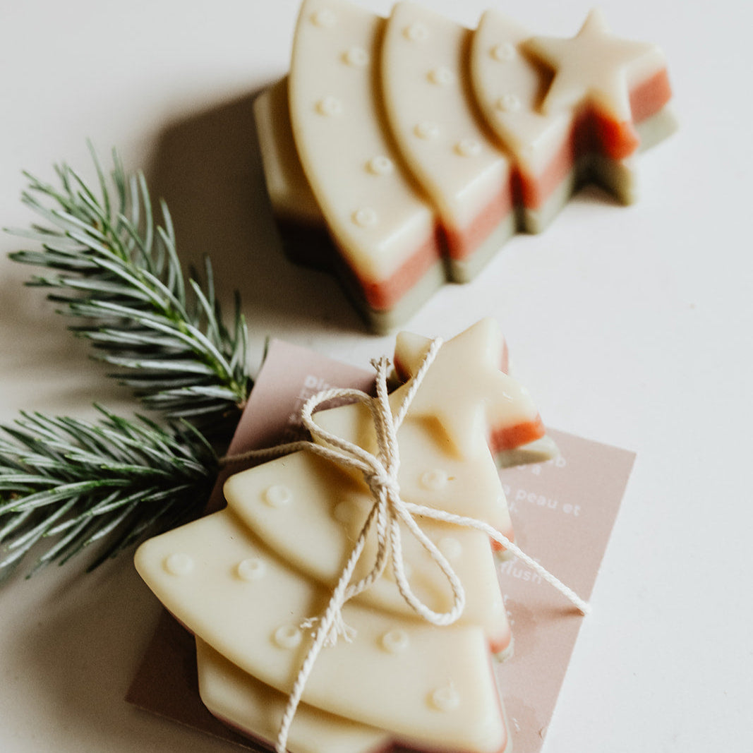 Evergreen Soap Bar by SOAK Bath Co, Holiday Collection, Christmas Collection