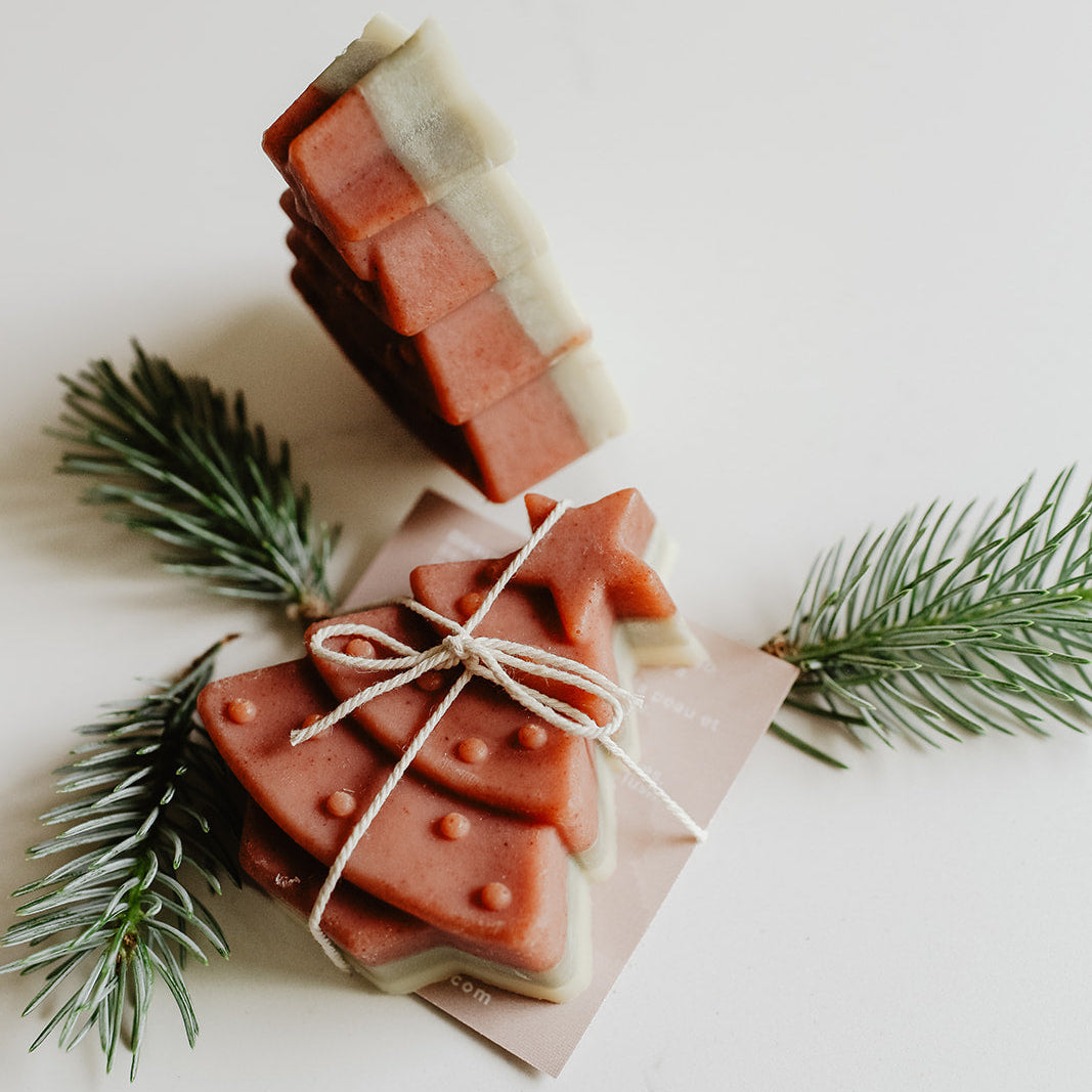 Evergreen Soap Bar, Christmas Collection, Holiday Collection by SOAK Bath Co