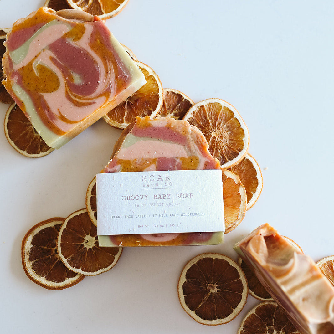 Groovy Baby Soap Bar by SOAK Bath Co Portrait