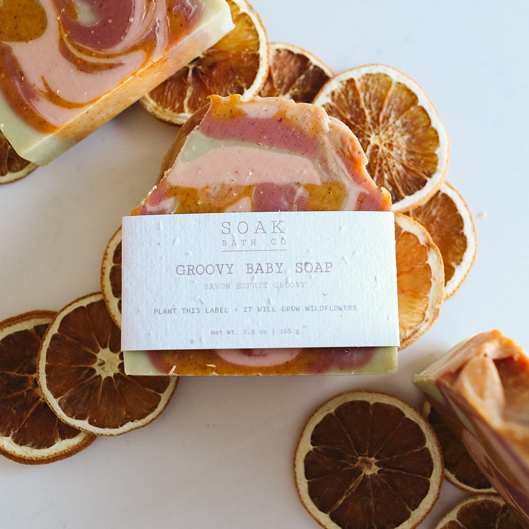 Groovy Baby Soap Bar by SOAK Bath Co Portrait