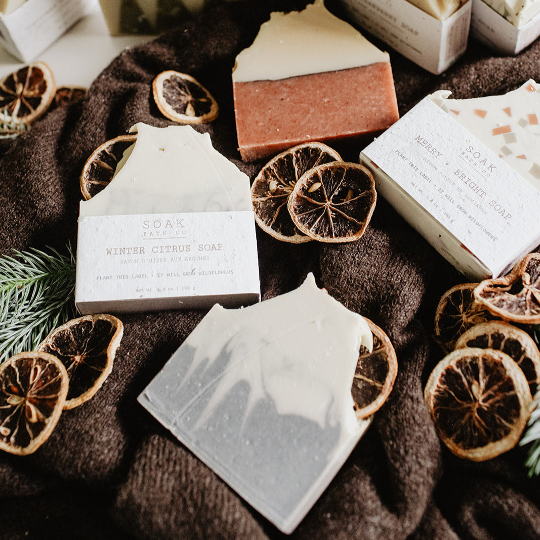 Holiday Collection, Christmas Collection by SOAK Bath Co, Christmas Gifts