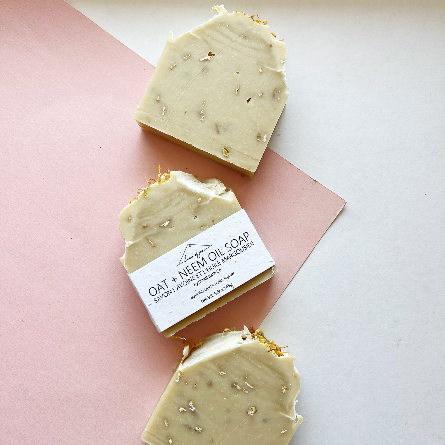 WAREHOUSE SALE: Oat + Neem Soap Bar - IMPERFECT