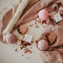 Load image into Gallery viewer, Love Spell Bath Bomb from SOAK Bath Co for Valentine&#39;s Day Gifting