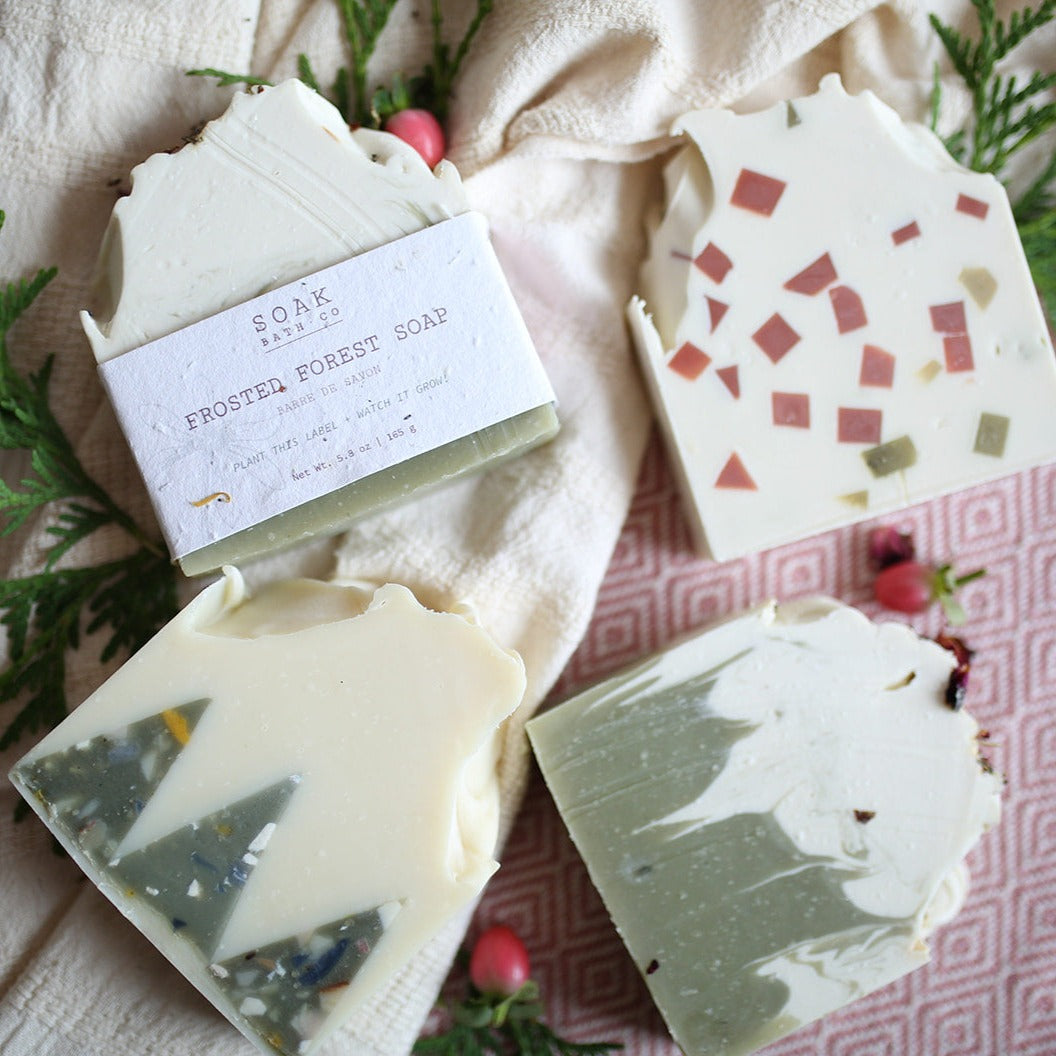 Holiday Soap Bar Collection by SOAK Bath Co