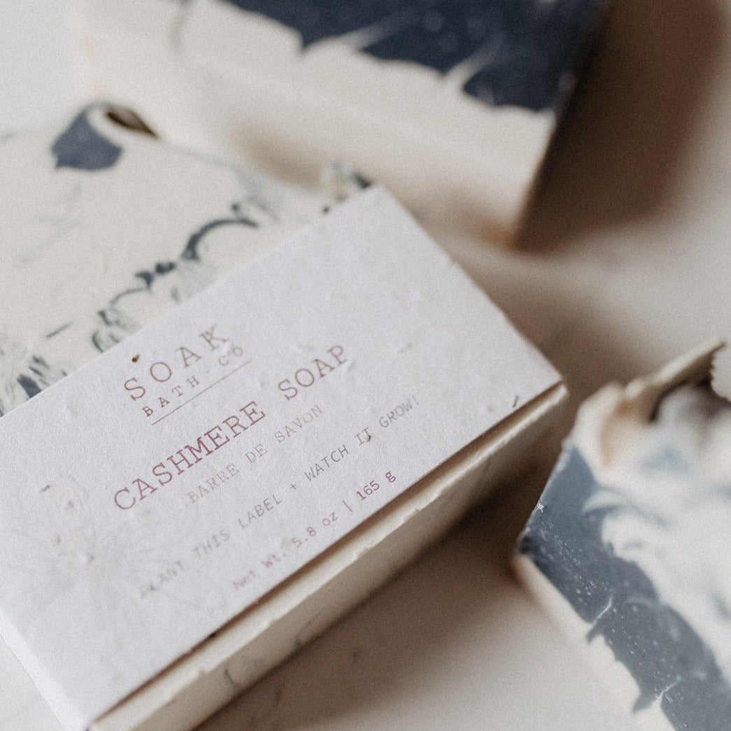 Cashmere SOap bar by SOAK Bath Co 