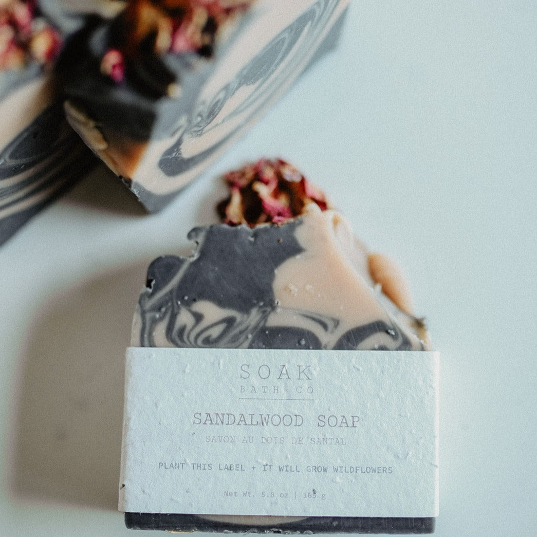 Sandalwood Soap Bar by SOAK Bath Co