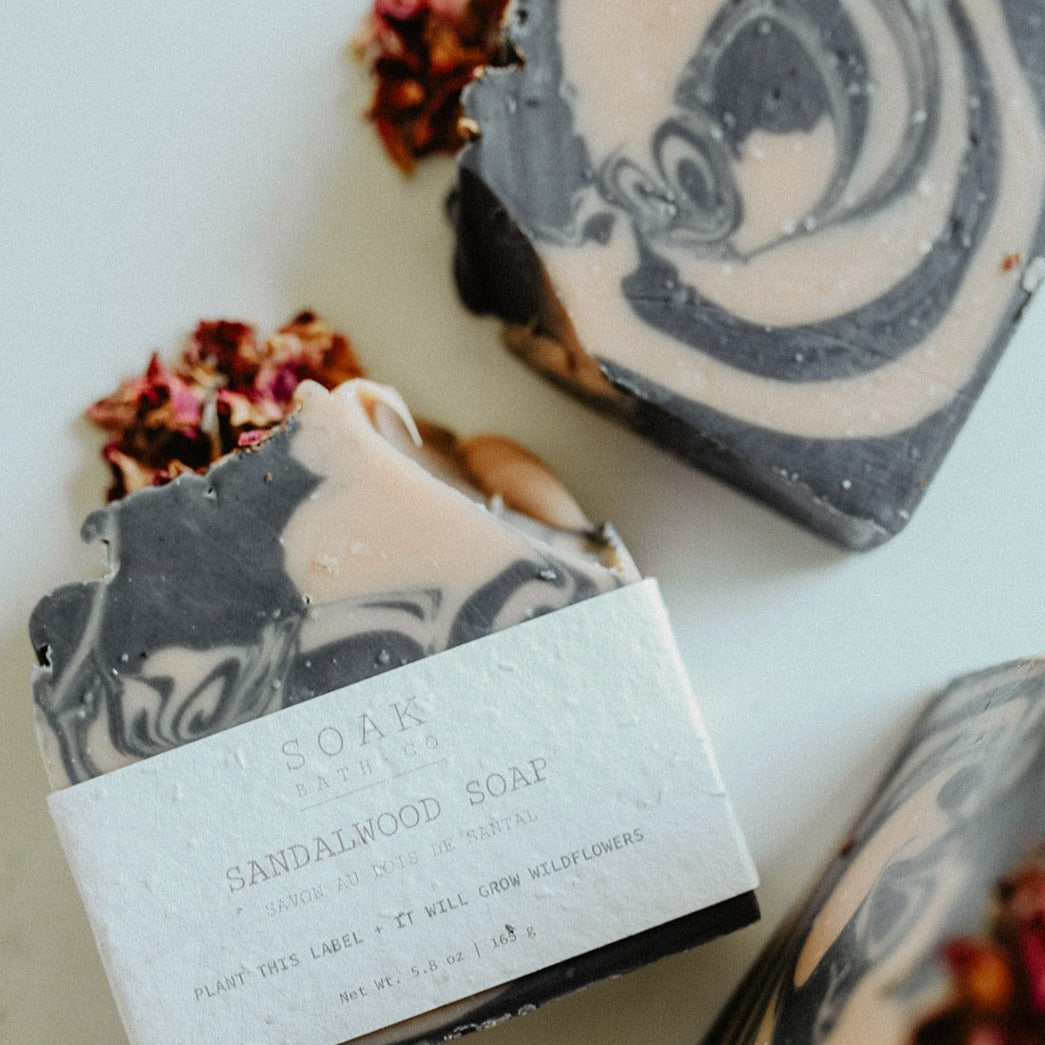 Sandalwood Soap Bar by SOAK Bath Co 