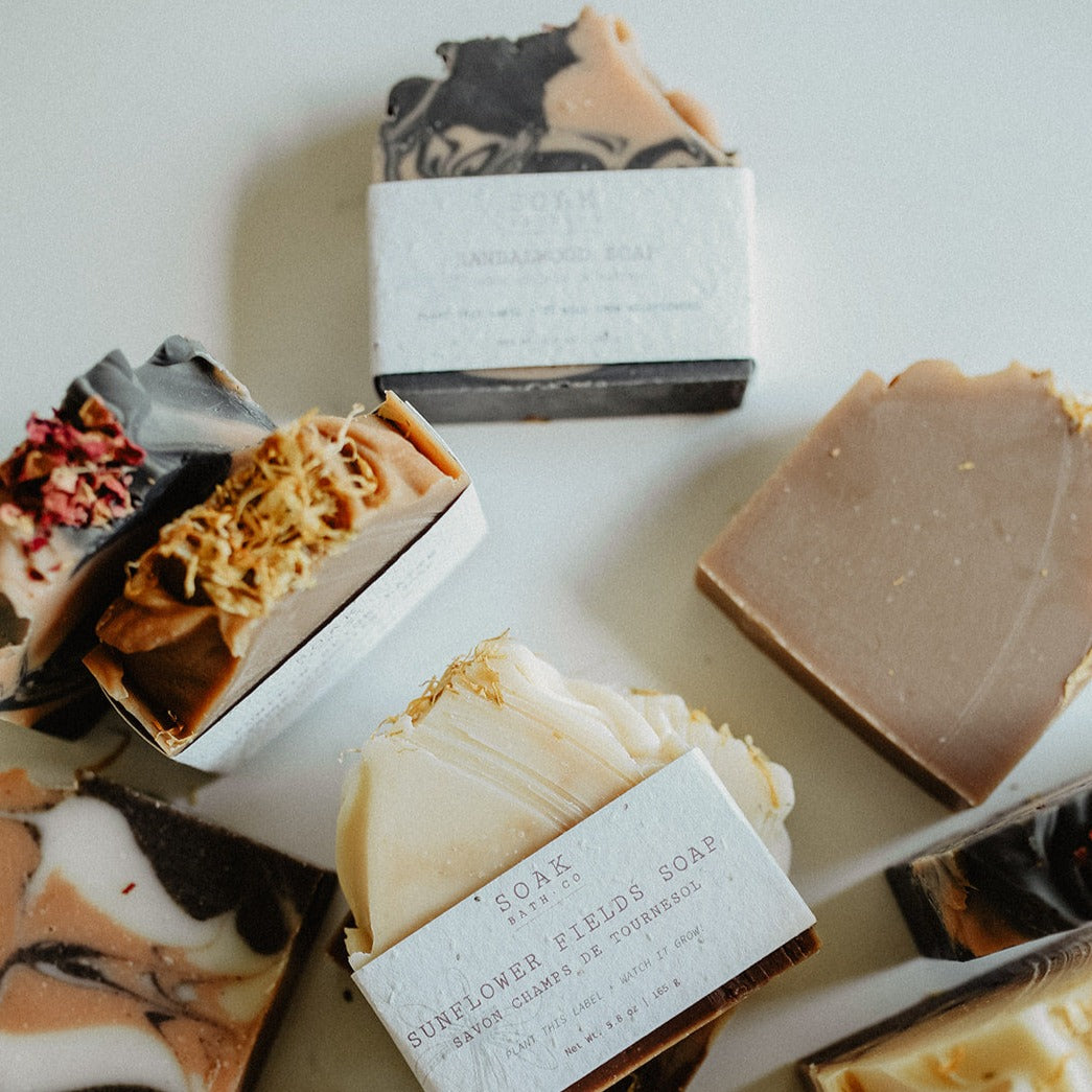 Fall Collection by SOAK Bath Co, Sunflower Fields Soap Bar