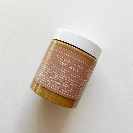 Large Pumpkin Spice Sugar Scrub by SOAK Bath Co 