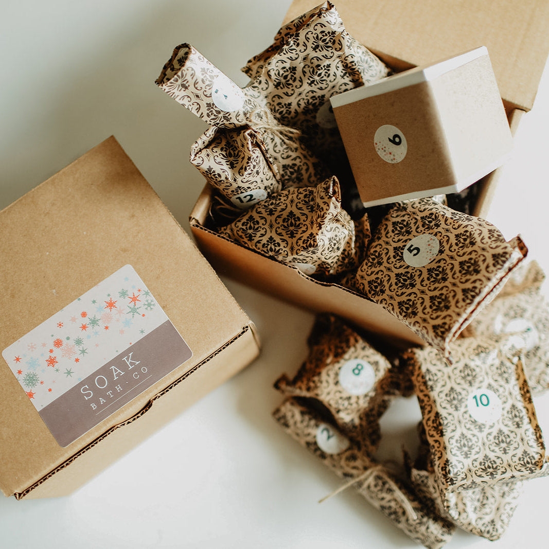 Luxury Advent Box by SOAK bath Co 