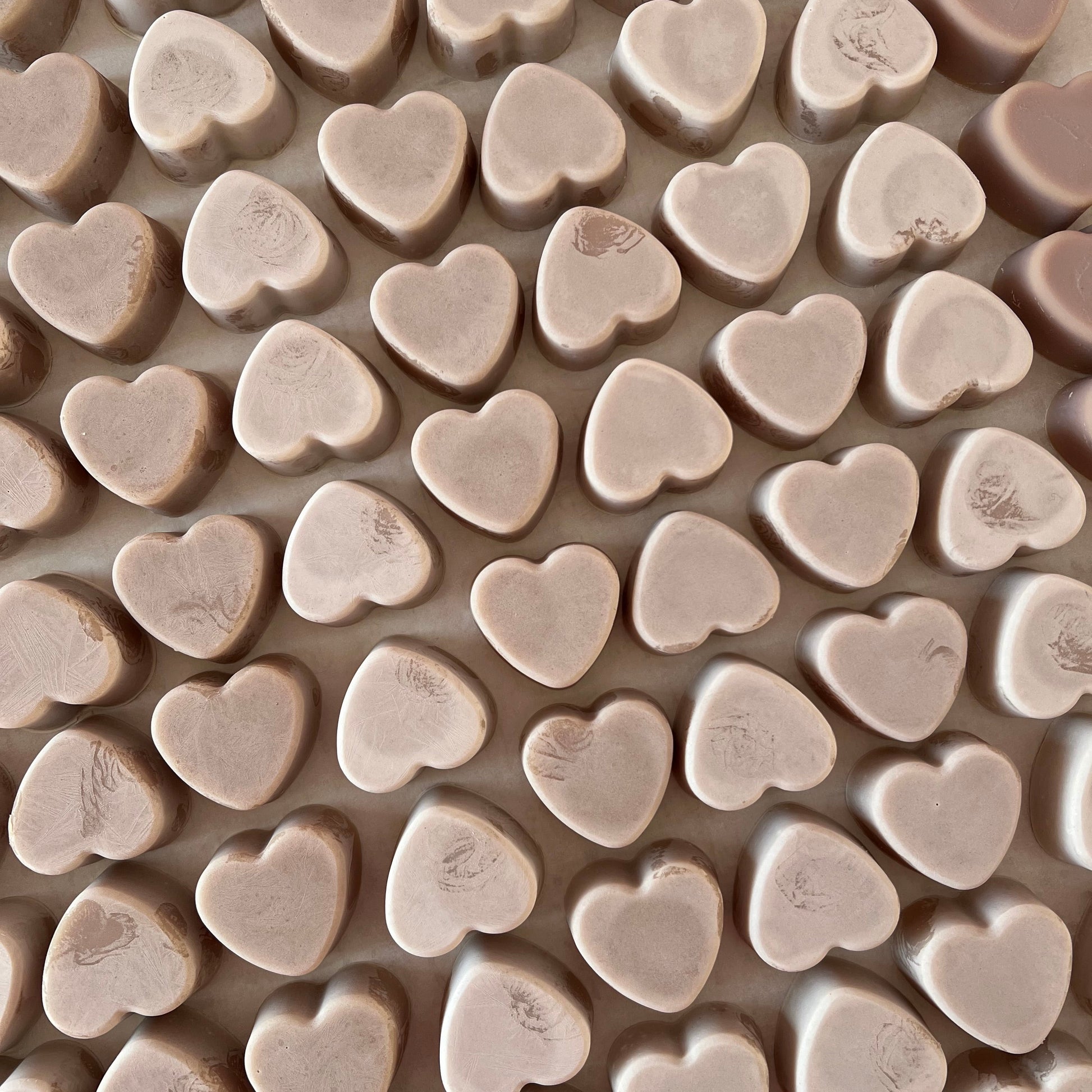Mini Purple Soap Hearts by SOAK Bath Co