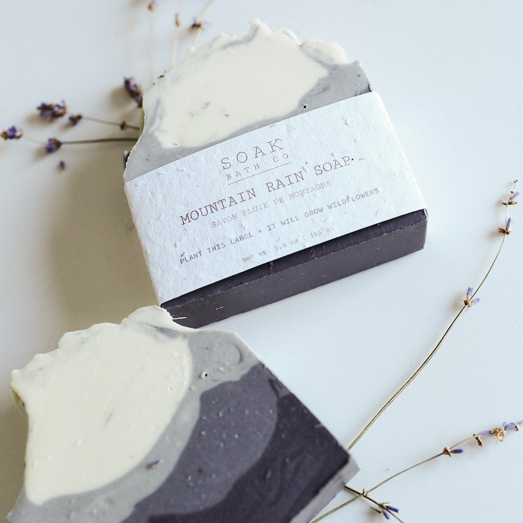 Mountain Rain Soap Bar by SOAK bath Co 