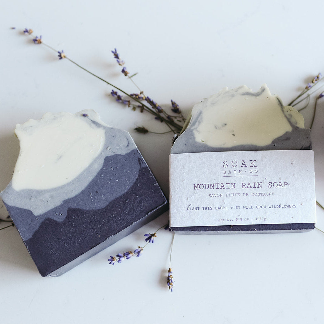 Mountain Rain Soap Bar by SOAK bath Co Landscape Photo