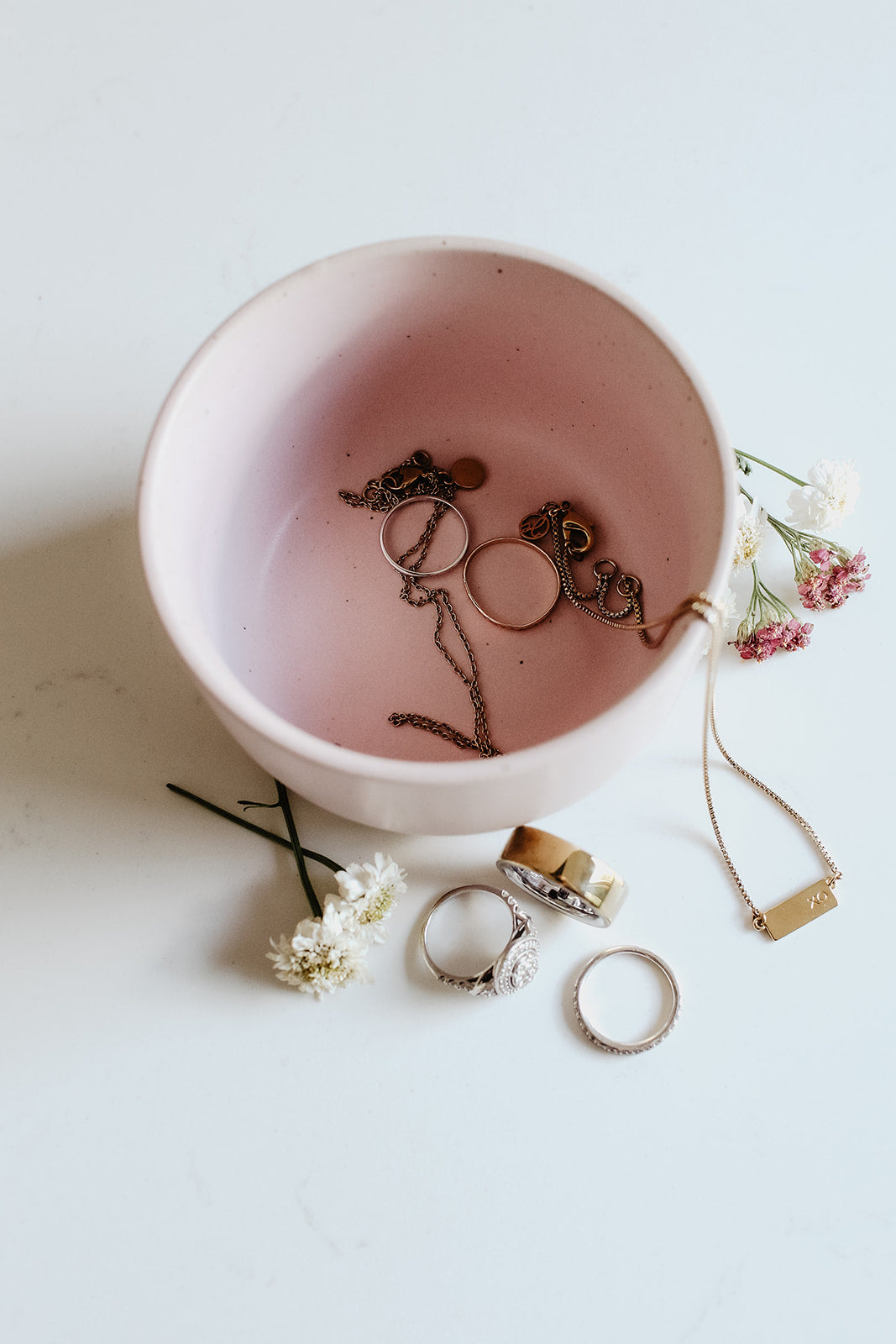 Blush Pink Ceramic Bowl