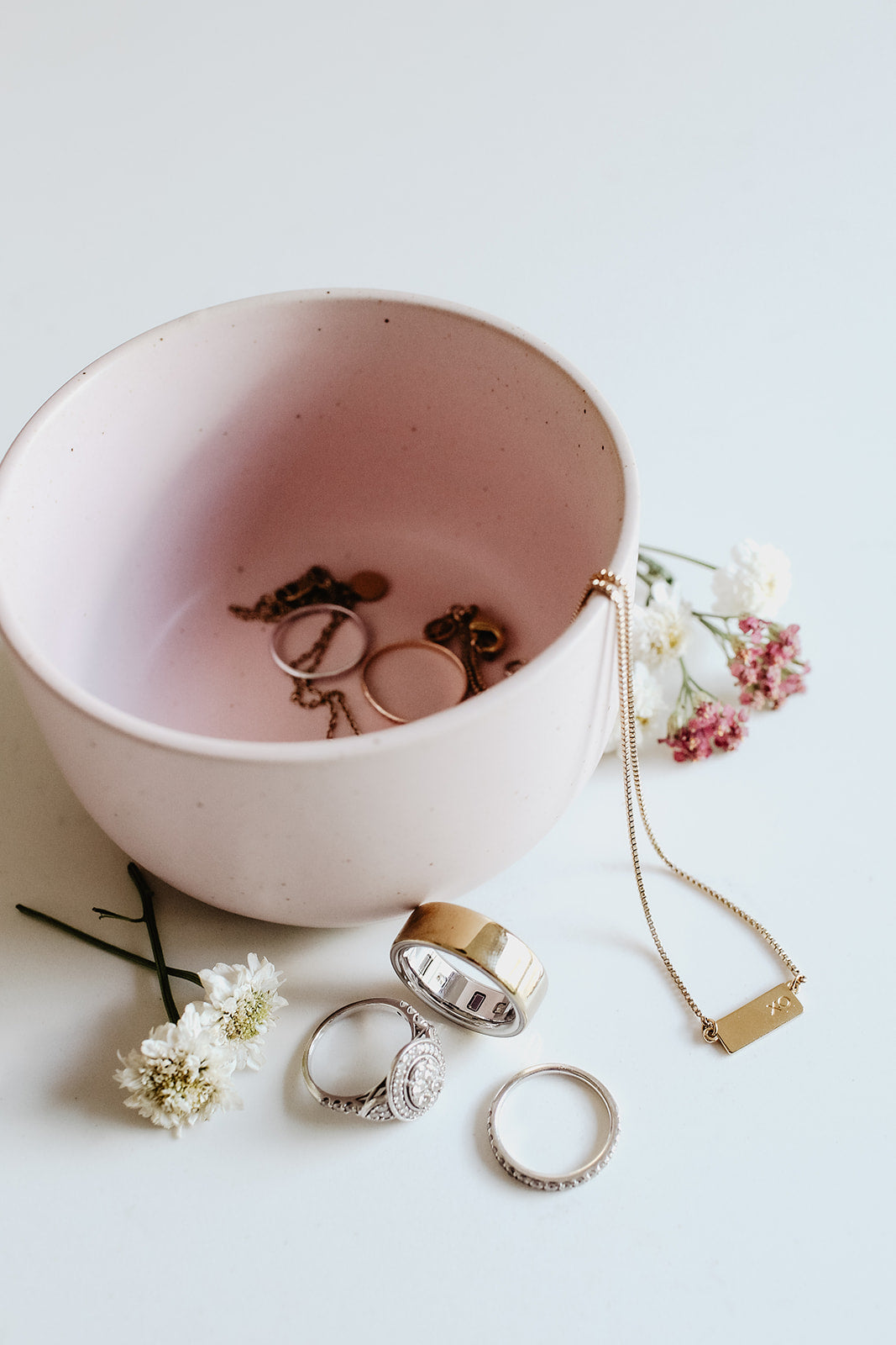 Blush Pink Ceramic Bowl