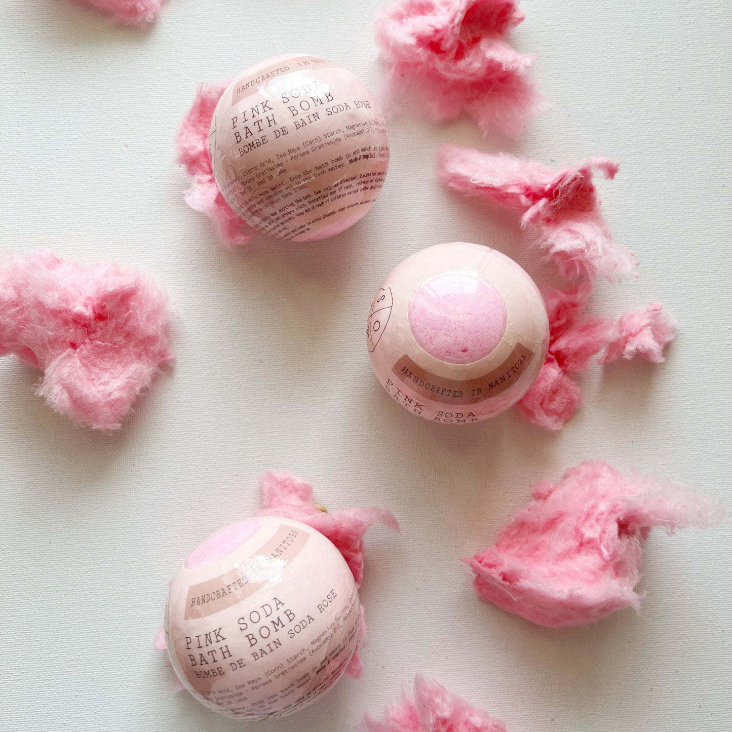 Pink Soda Bath Bomb by SOAK Bath Co