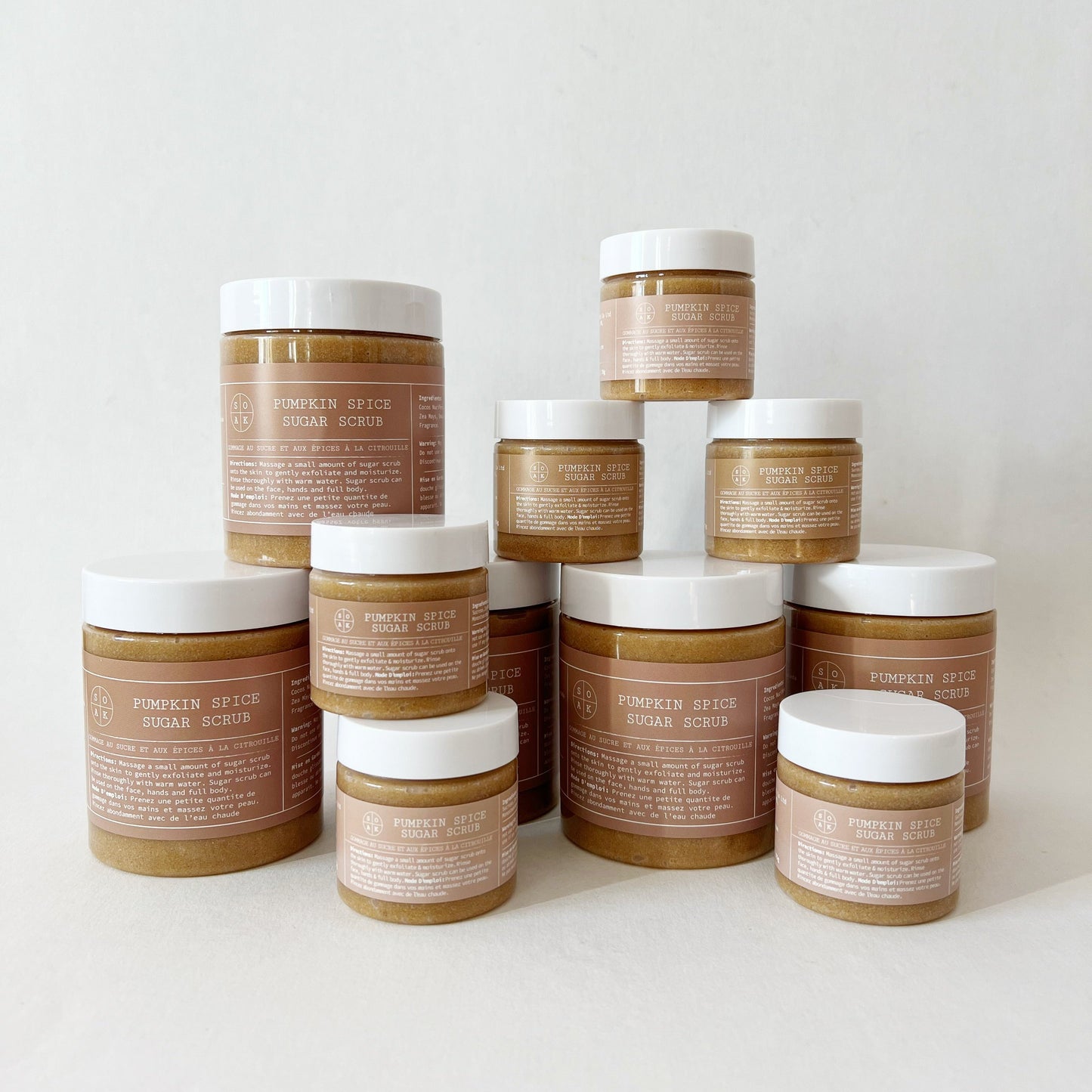Pumpkin Spice Sugar Scrubs