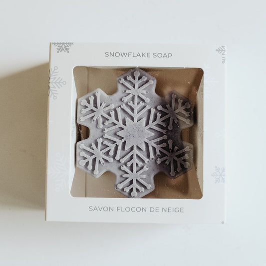 Snowflake Soap Bar - Made in Canada