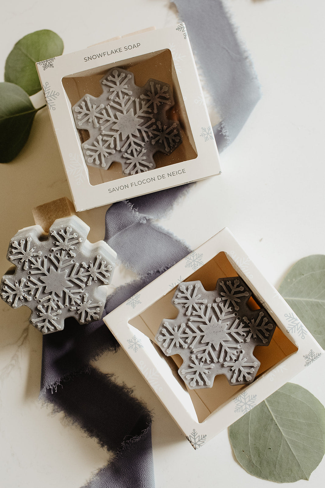Snowflake Soap Bar - Made in Canada