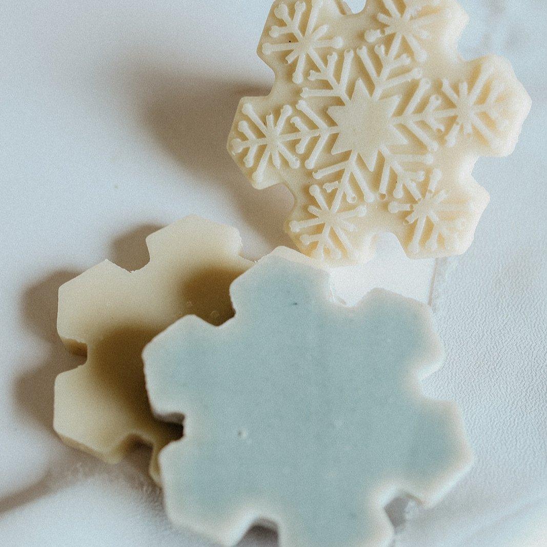 Snowflake Soap Stack SOAK Bath Co