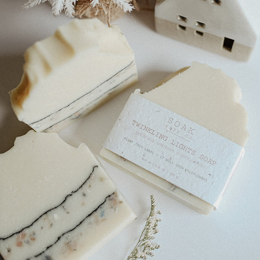 Twinkling LIghts Soap bar by SOAK Bath Co