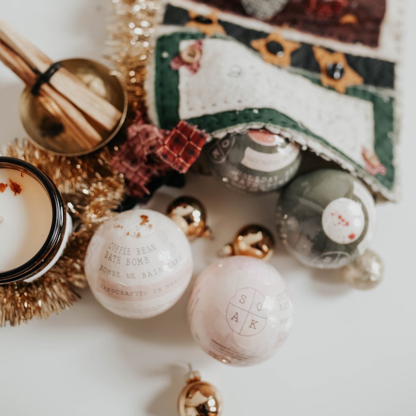 stocking stuffer ideas, bath bombs