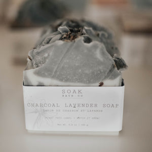 Charcoal Lavender soap bar